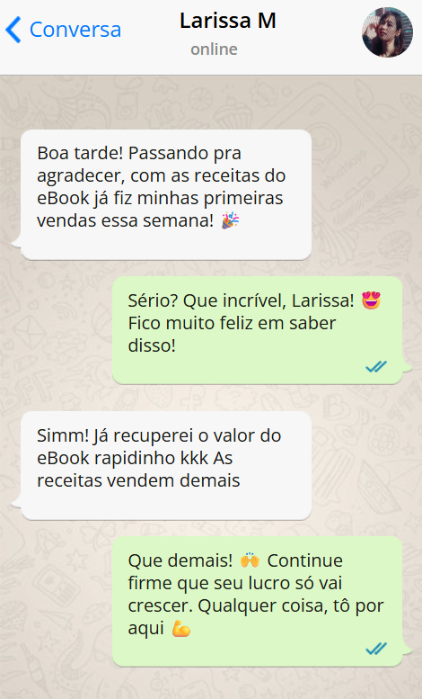 Conversa com Larissa M